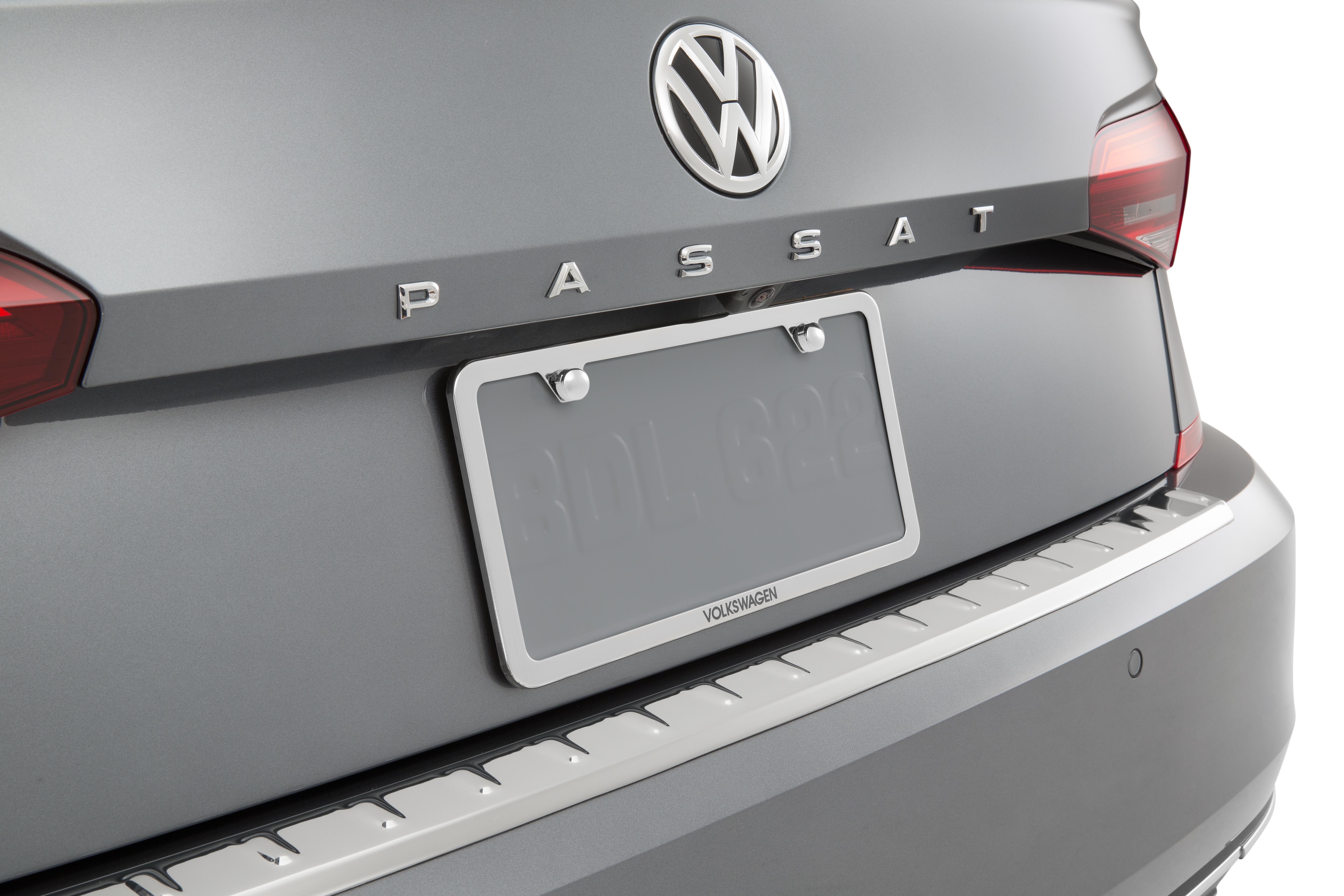 2019 Volkswagen Atlas License plate frame - Slim with Logo - Polished ...