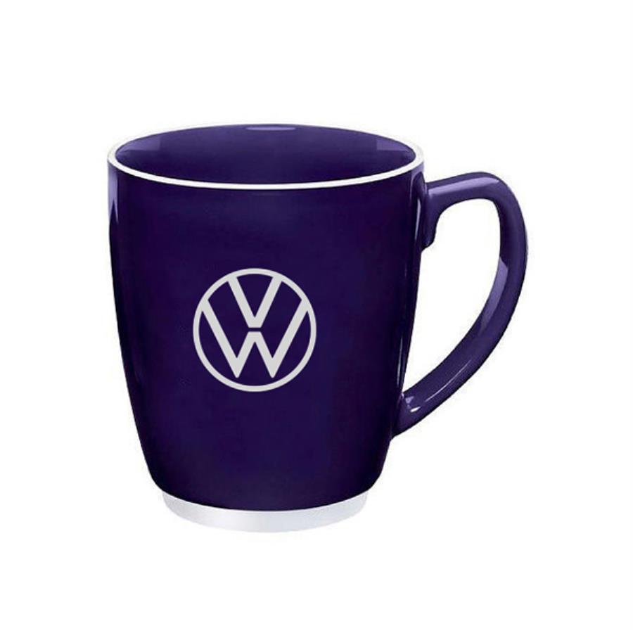 DRG006755 - Bistro Mug - 20oz. White - Genuine Volkswagen Accessory