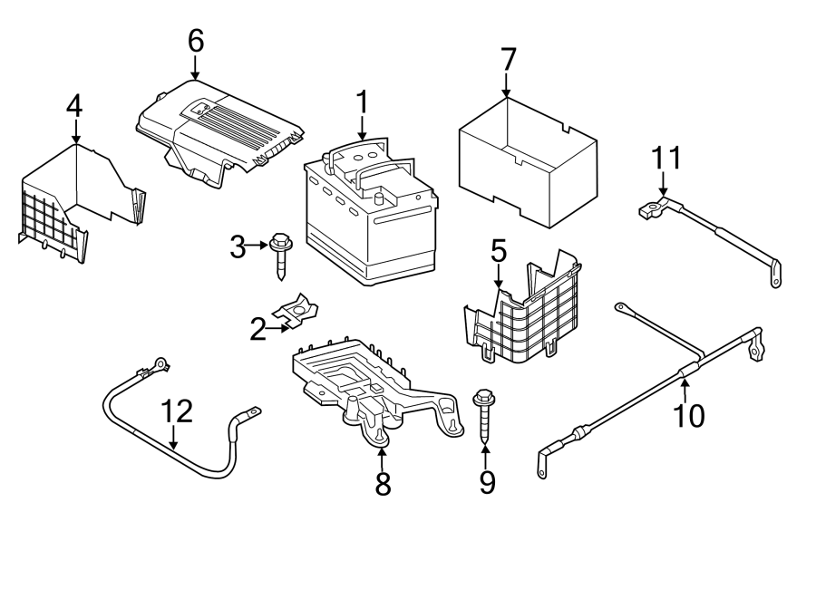 000915105DE - Vehicle Battery. Amp, Hour, Liter - Genuine Volkswagen Part