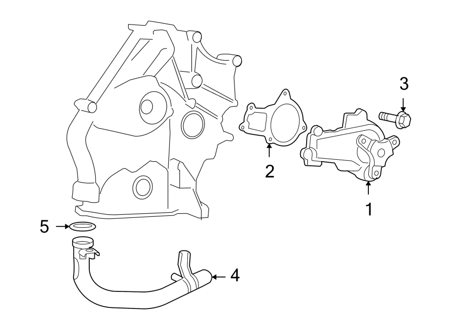 WHT004404 - Engine Coolant Bypass Pipe O - Ring. Engine Coolant Pipe O